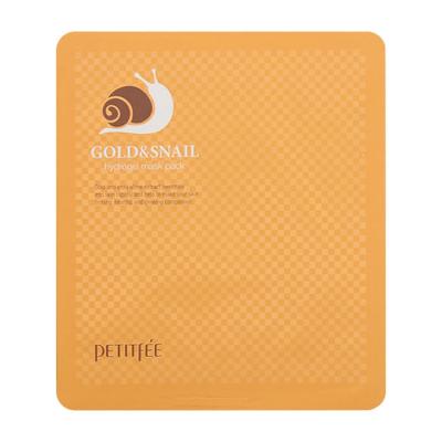 Гидрогелевая маска для лица с золотом и улиточным муцином Petitfee Gold & Snail Mask Pack