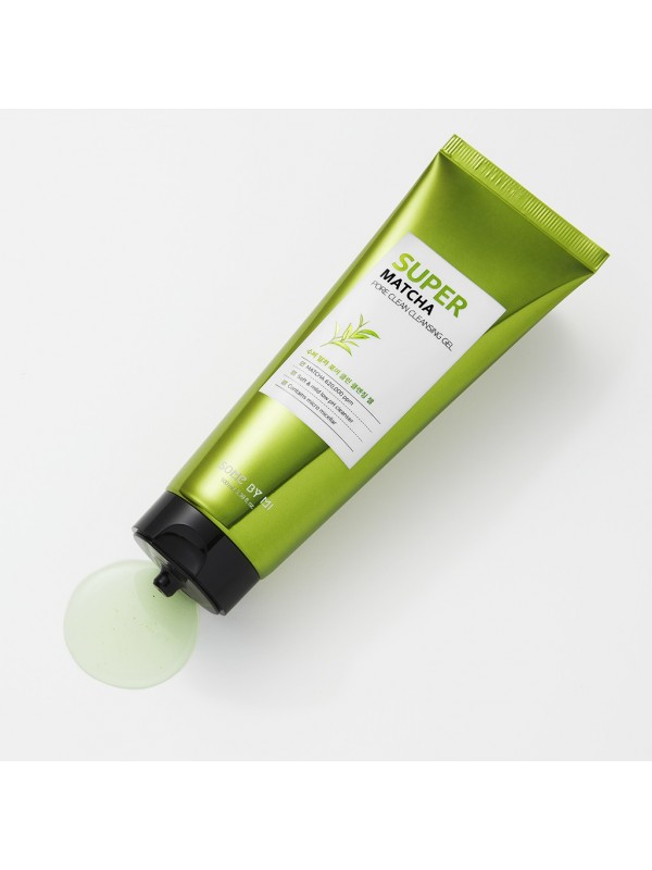 Очищающий гель для умывания с экстрактом чая матча SOME BY MI SUPER MATCHA PORE CLEAN CLEANSING GEL