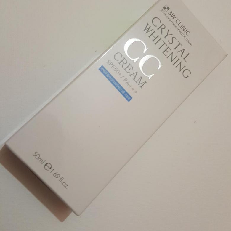 СС-крем 3W CLINIC Crystal Whitening CC Cream SPF50+/PA+++ #2