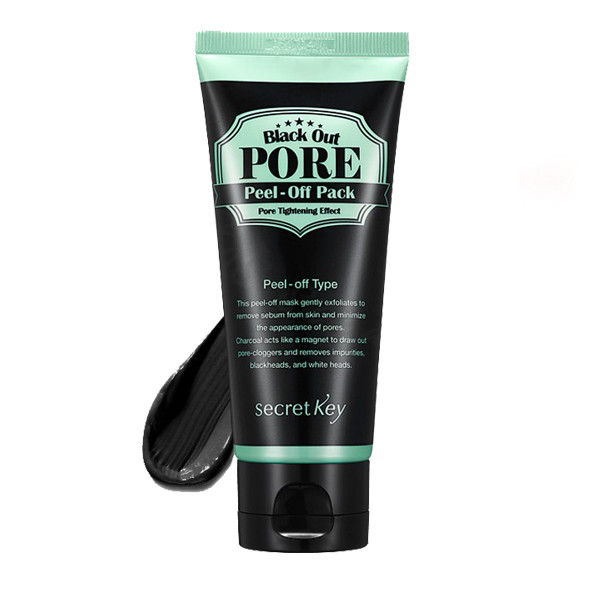 Маска-пленка для лица с древесным углем secret Key Black Out PORE Peel-Off Pack