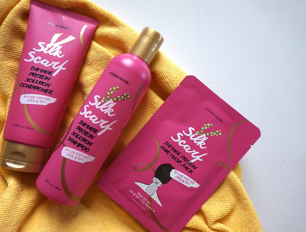 Восстанавливающая эссенция для завитых волос ETUDE HOUSE Silk Scarf Damage Protein Curling Essence
