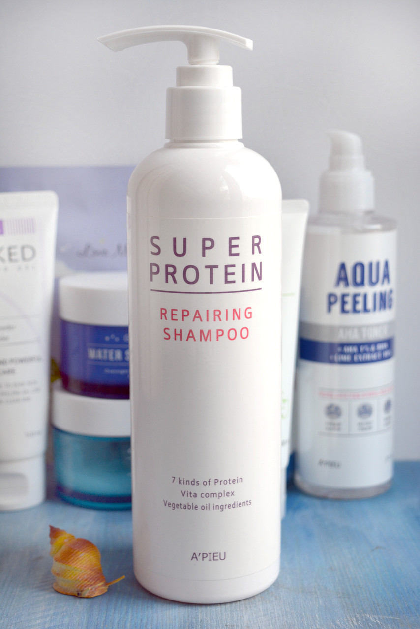 Восстанавливающий шампунь с протеинами A'PIEU Super Protein Shampoo