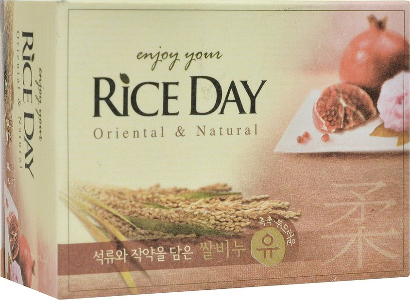 Мыло туалетное с экстрактом граната и пиона LION Riceday Soap (Yu) 100g