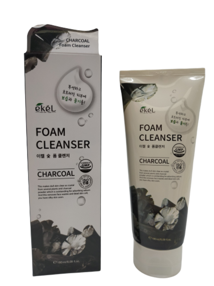 Пенка для умывания с экстрактом древесного угля EKEL Foam Cleanser Charcoal