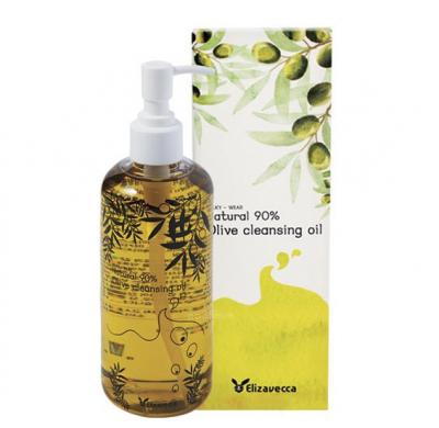 Гидрофильное масло с оливой 90% Elizavecca Natural 90% Olive Cleansing Oil