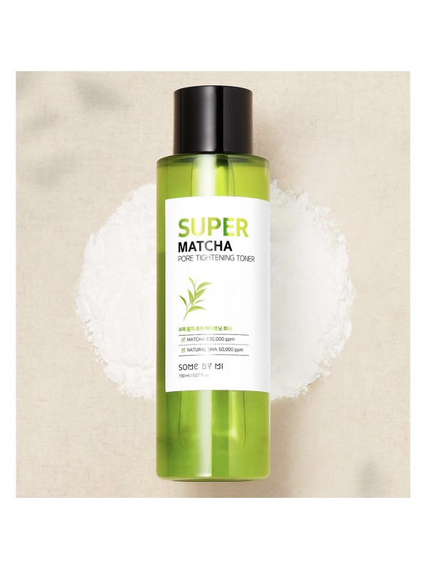 Тонер для сужения пор с экстрактом чая матча SOME BY MI SUPER MATCHA PORE TIGHTENING TONER