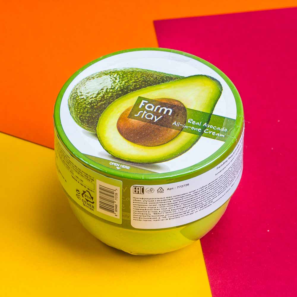Антивозрастной крем с экстрактом авокадо FarmStay Real Avocado All-In-One Cream
