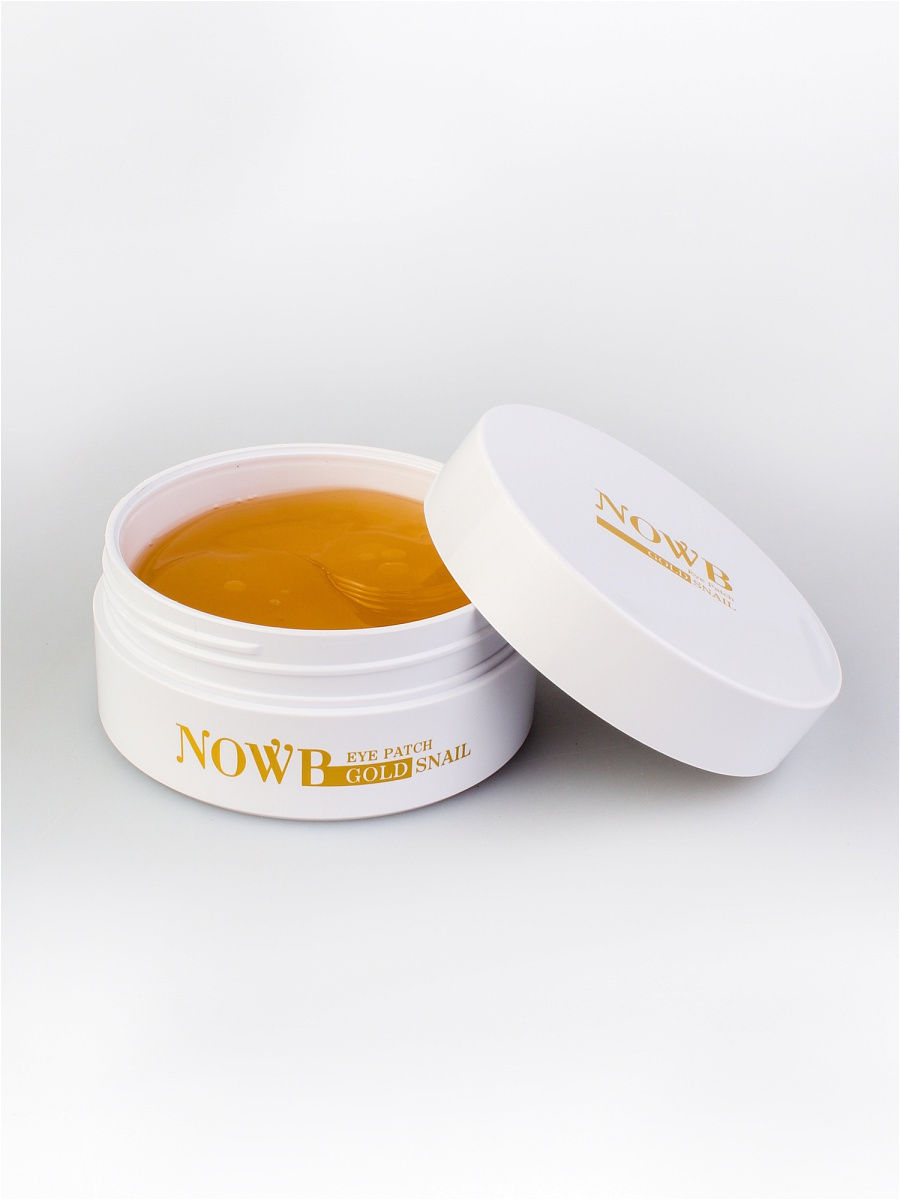Гидрогелевые патчи под глаза с золотом и муцином улитки NOWB EYE PATCH GOLD SNAIL